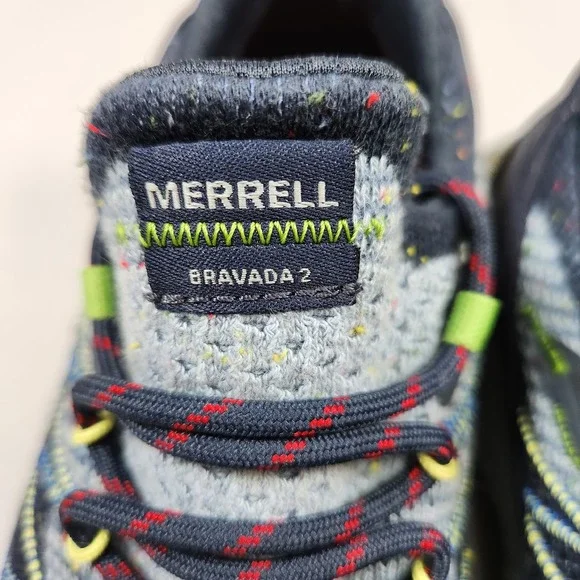 Merrell Bravada 2 Hiking Shoes Sneaker Women Size 7.5 Blue Quantum Grip J135576 - Picture 2 of 8